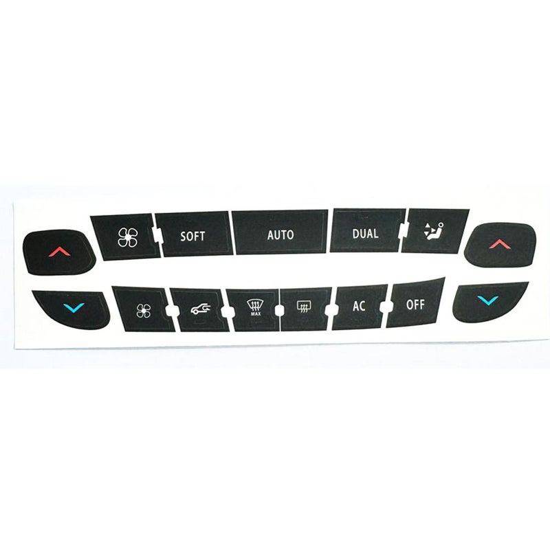 Repair sticker for Renault air conditioner control panel buttons (Megane/Master/Scen)